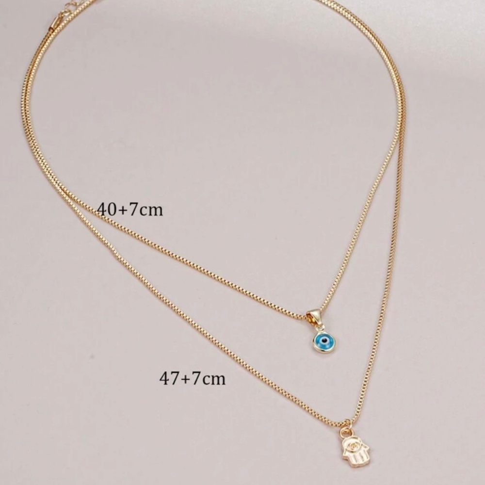 Multi Layer Eye Necklace